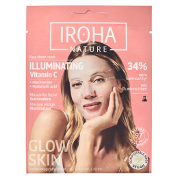 Illuminierende Gesichtsmaske Vitamin C Hyaluronsäure Iroha Nature