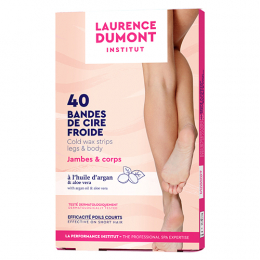 Bandes Cire Froide Jambes & Corps Laurence Dumont x40