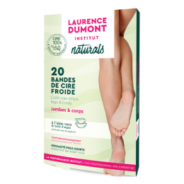 Bandes Cire Froide Jambes & Corps Naturals Laurence Dumont x20