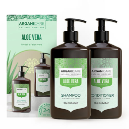 Arganicare Aloe Vera Feuchtigkeitsspendendes & Regulierendes Duo-Set