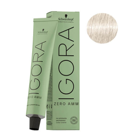 Permanente Coloration Igora Zero Amm 10-19 Blond sehr sehr hell Aschblond Violett Schwarzkopf