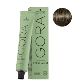 Permanente Coloration Igora Zero Amm 4-0 Mittelbraun Natur Schwarzkopf