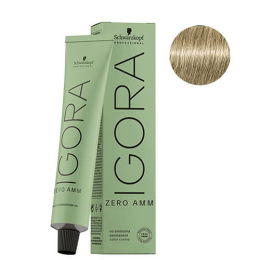 Permanente Coloration Igora Zero Amm 8-0 Natürliches Hellblond Schwarzkopf