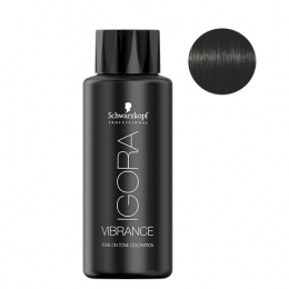 Semipermanente Coloration Igora Vibrance 1-0 Naturschwarz Schwarzkopf