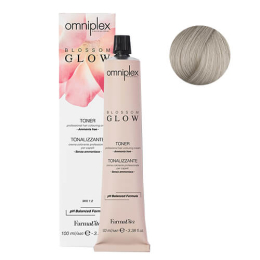 Colorationscreme Toner T 10.11 Aschgrau Blossom Glow Omniplex Farmavita