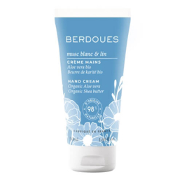 Handcreme Weißer Moschus & Leinsamen Berdoues