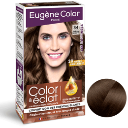 Kit Coloration Color & Eclat 34 Châtain Noisette Les Raffinées Eugène Color