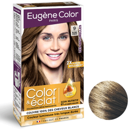 Kit Coloration Color & Eclat 9 Blond Foncé Les Naturelles Eugène Color