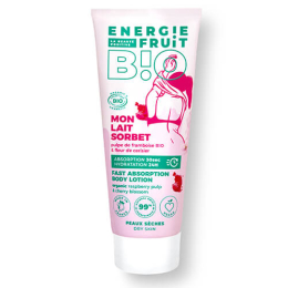 Bio-Sorbetmilch Körper Himbeere Energie Frucht