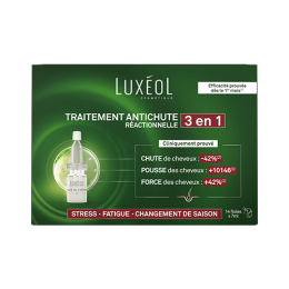 Luxéol Fioles 2 in 1 Reaktionsbedingter Haarausfall 1 Monat
