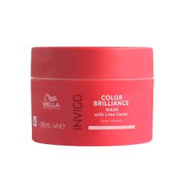 Maske für feines bis mittleres Haar Invigo Color Brillance Wella 150ml