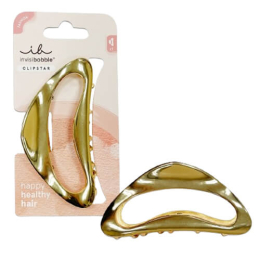 Gold Luxe Clipstar Invisibobble-Klemme