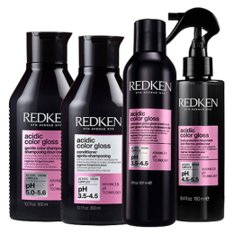 Vollständige Routine Farbschutz Acidic Color Gloss Redken