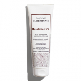 Shampoo gegen Haarausfall Glattes bis welliges Haar Resolution Nr. 5 Frau Präsidentin