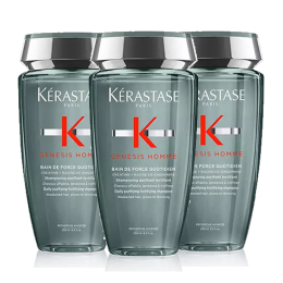Trio Bain de Force Quotidien Genesis Homme Kérastase