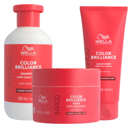 Trio Dickes Haar Invigo Color Brillance Wella